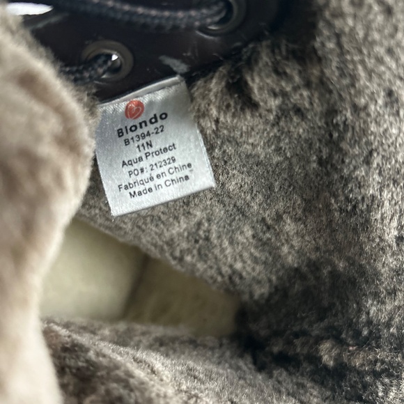 Men’s Blondo Aqua Protect Brown Genuine Leather Fur Lining LaceUp Boots size 11N - Picture 13 of 16